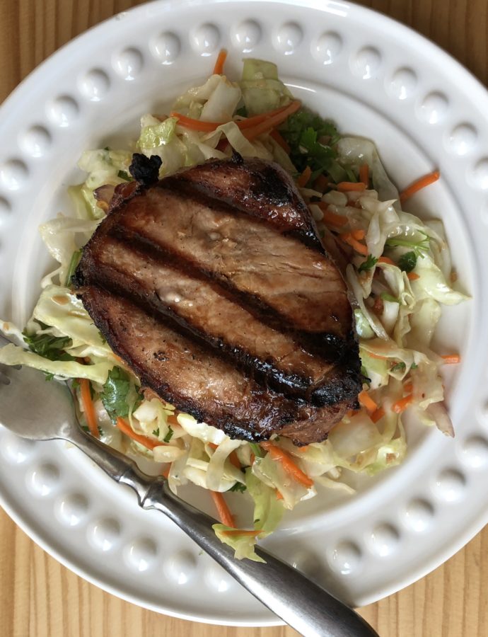 Asian Pork Chop Salad