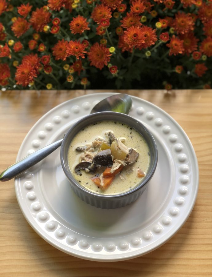 Cream of Chicken and Mushroom Soup