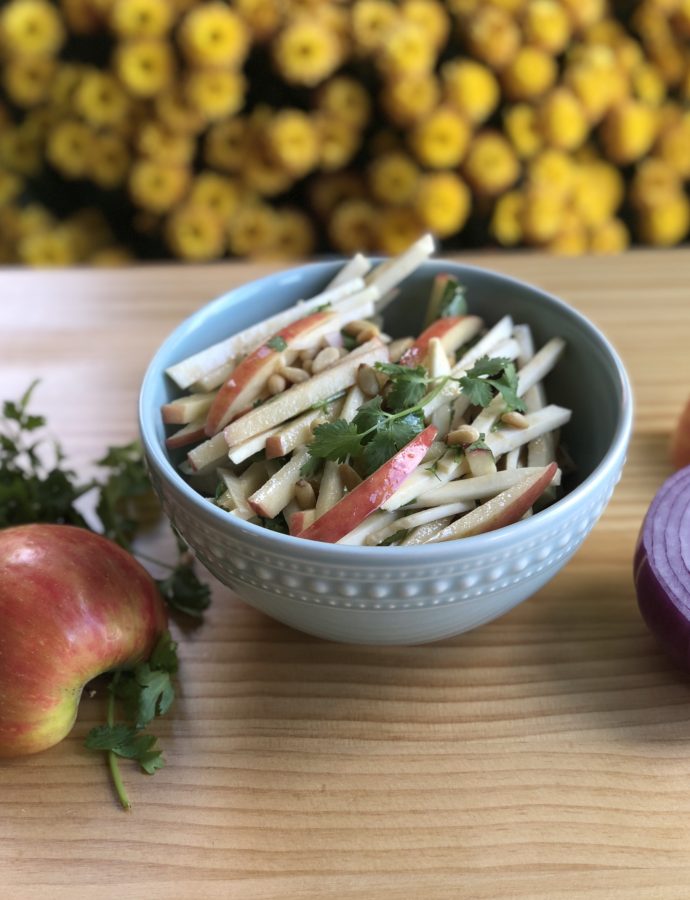 Apple and Celery Root Slaw