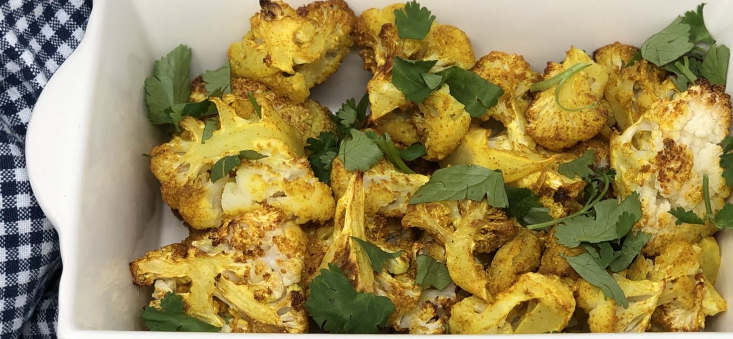 Roasted Turmeric Cauliflower