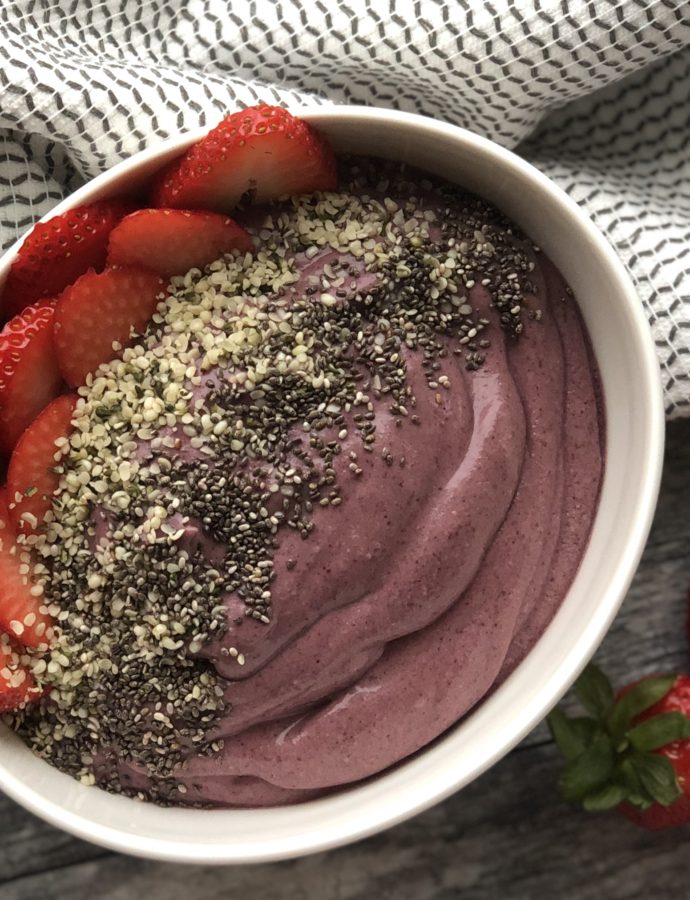 Elderberry Smoothie Bowl