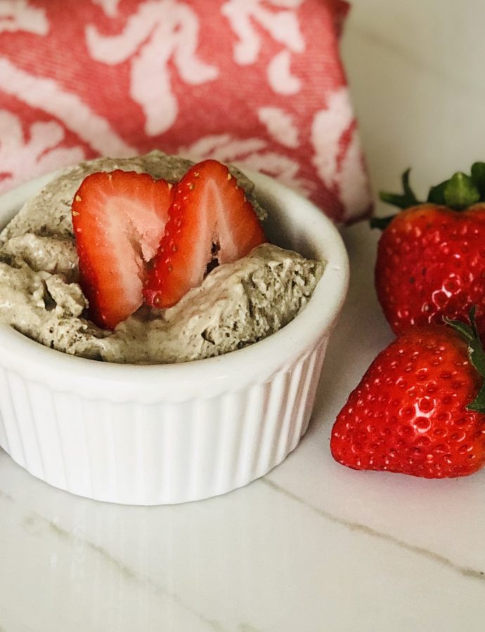 Strawberry Avocado Nice Cream