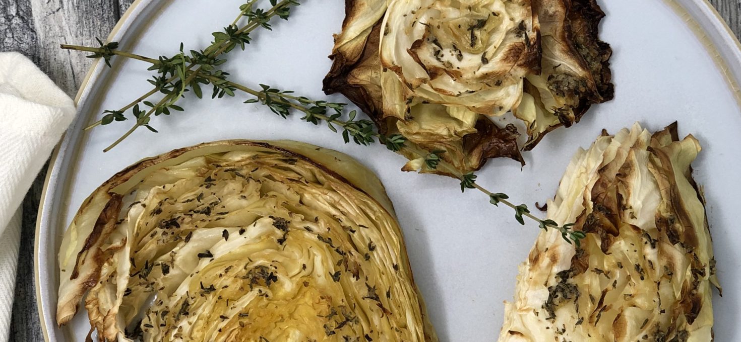 Oven Roasted Cabbage