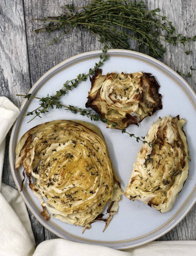 Oven Roasted Cabbage