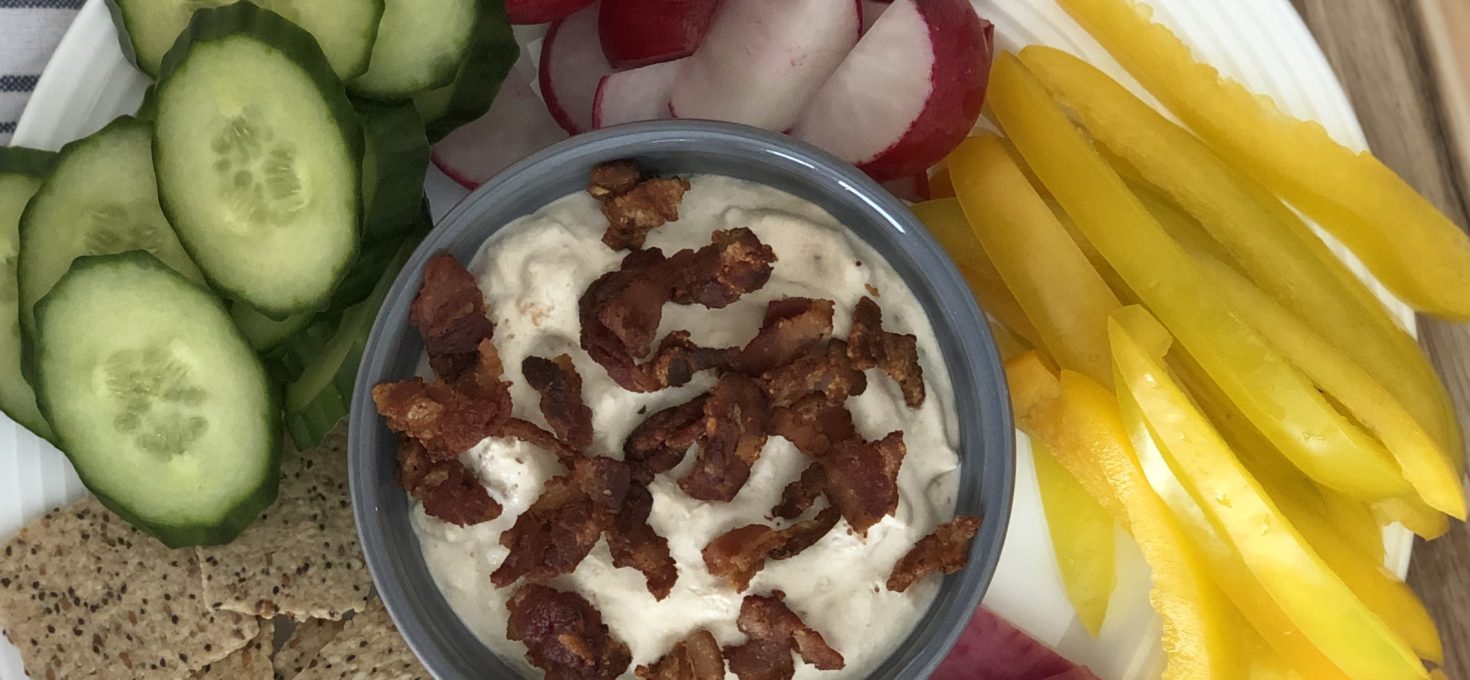 Horseradish and Caramelized Onion Dip