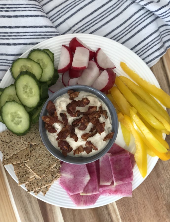 Horseradish and Caramelized Onion Dip