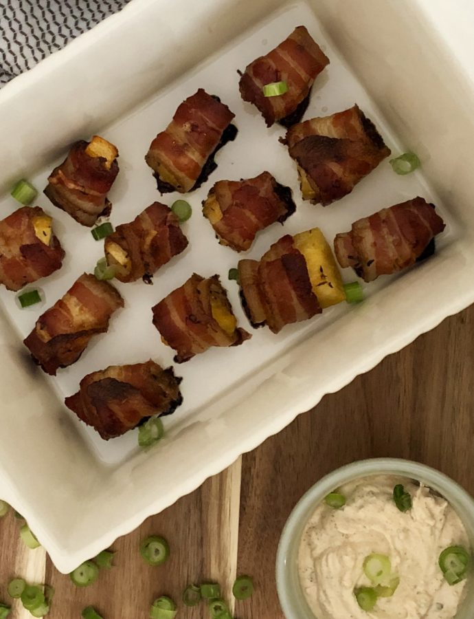 Bacon Wrapped Rutabaga