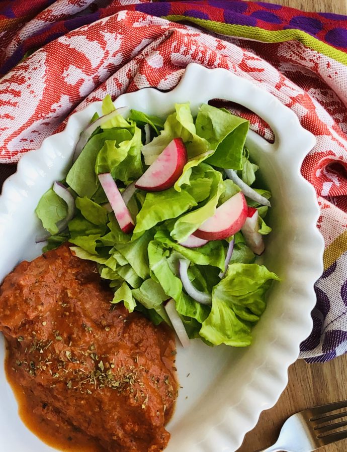 Slow Cooker Creamy Tomato Chicken