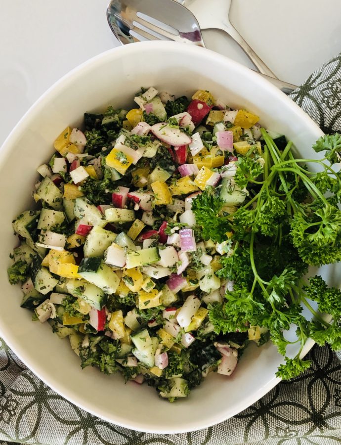 Creamy Persian Salad