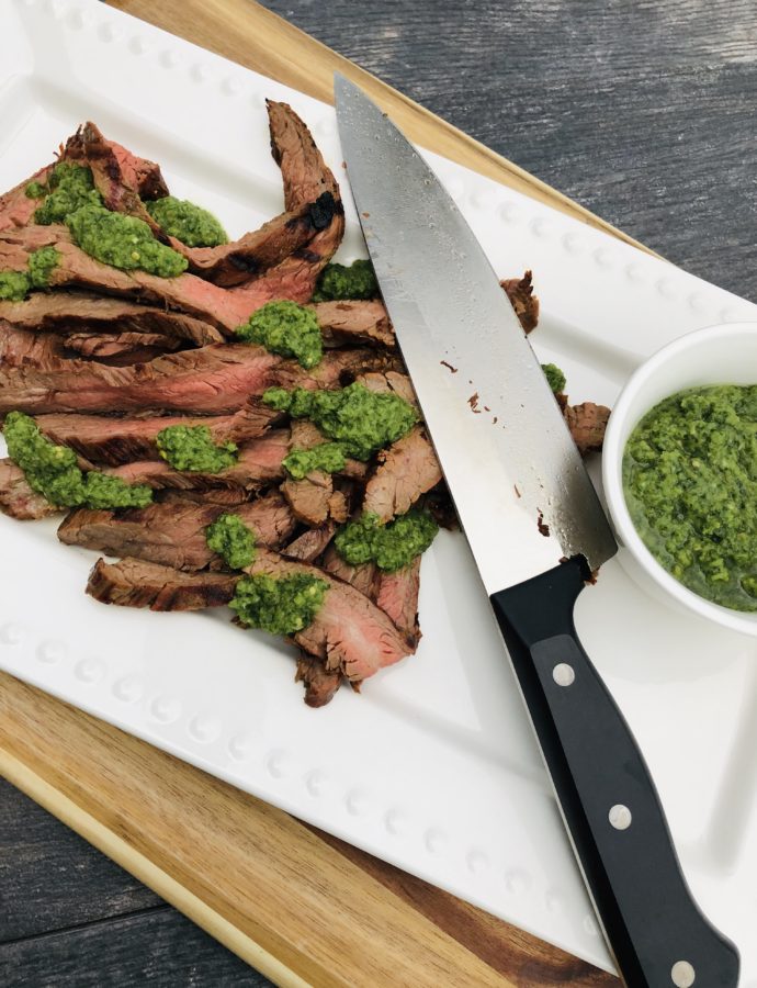 Cilantro Chimichurri Flank Steak