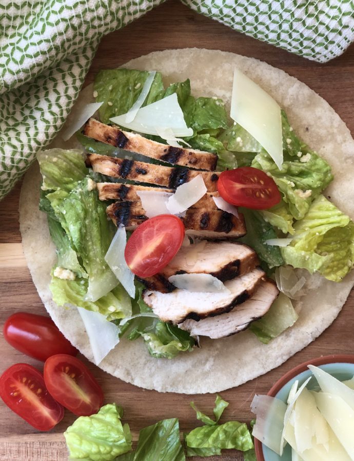 Grilled Chicken Caesar Wrap