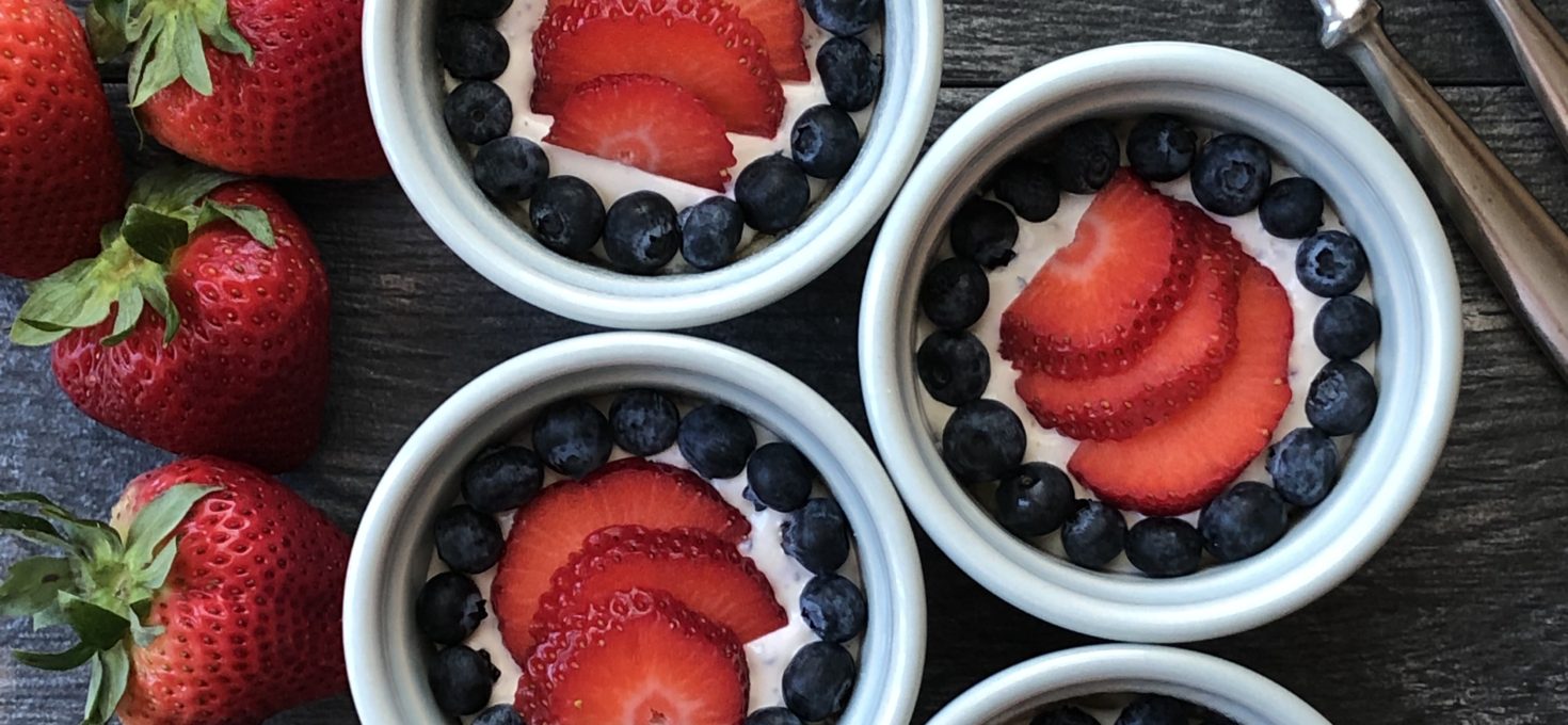 No Bake Blueberry Cheesecake