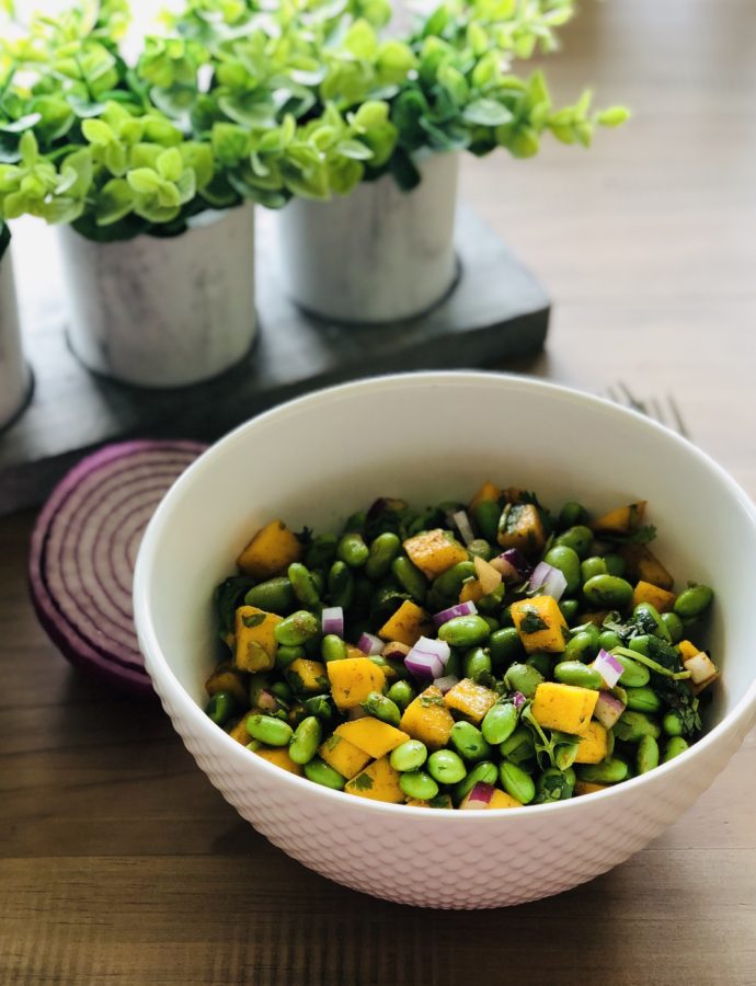 Mango Edamame Slaw