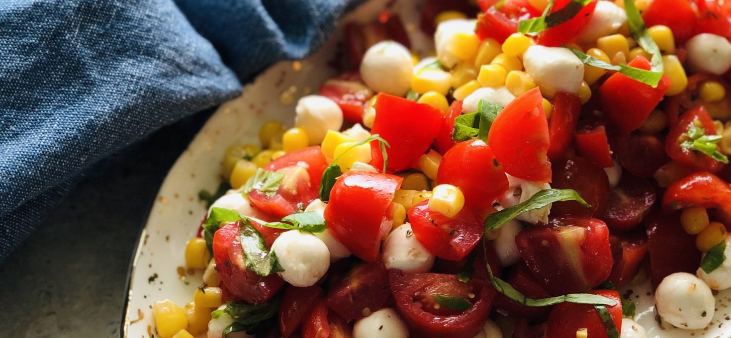 Corn Caprese Salad