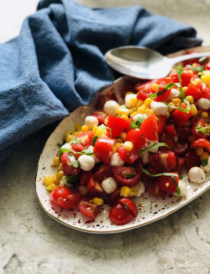 Corn Caprese Salad