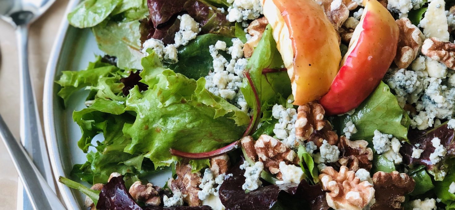 Grilled Apple Balsamic Salad