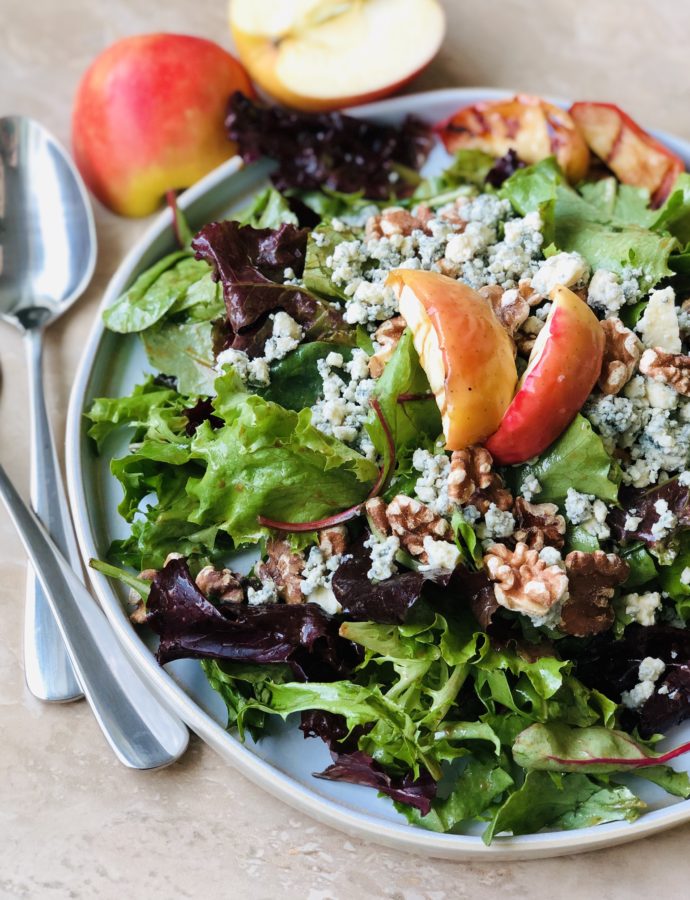 Grilled Apple Balsamic Salad