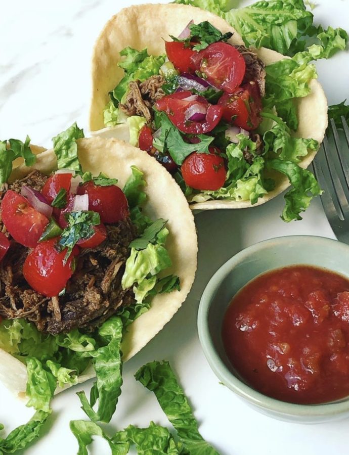 Barbacoa Taco Salad Bowls