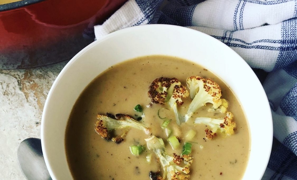 Roasted Cauliflower Soup