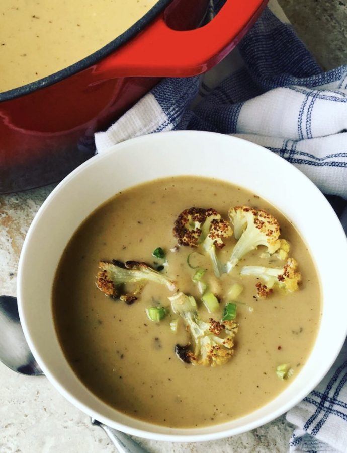 Roasted Cauliflower Soup