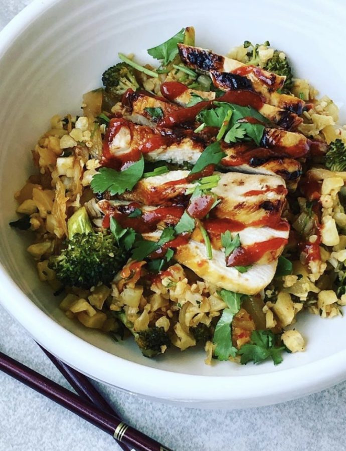 Chicken and Kimchi Cauli Rice