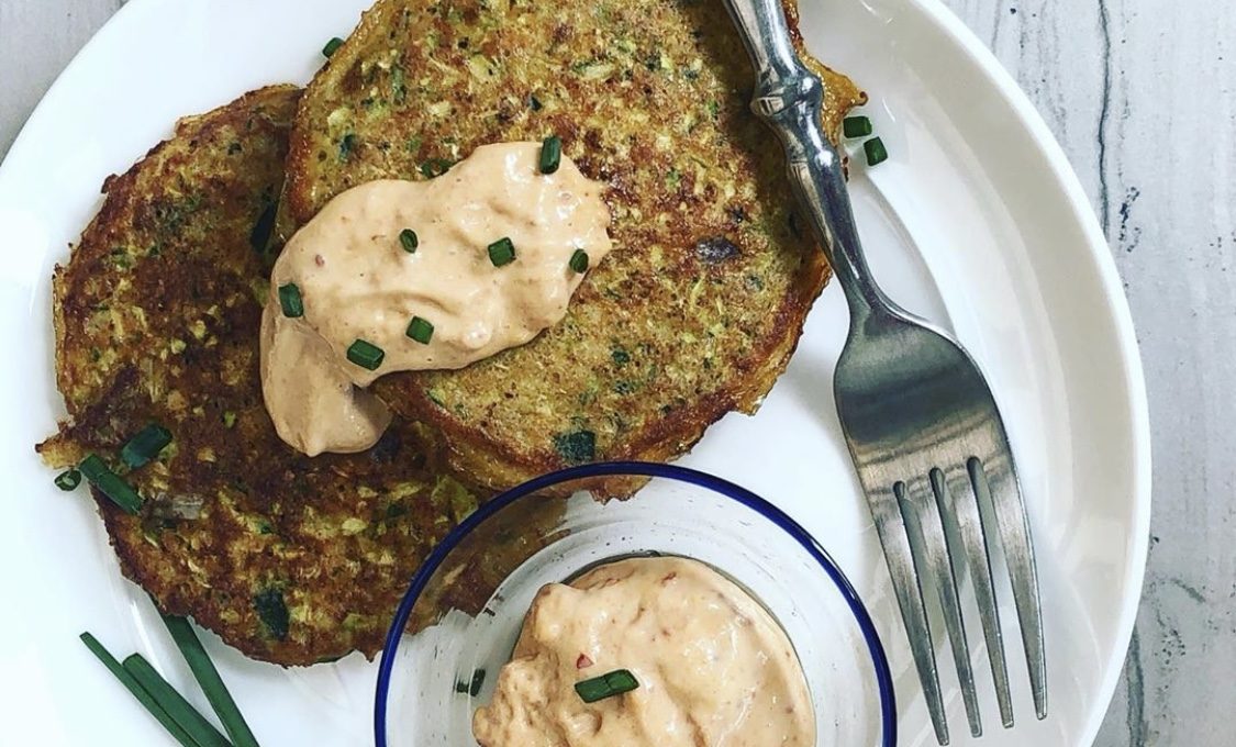 Zucchini Fritters with Chipotle Aioli