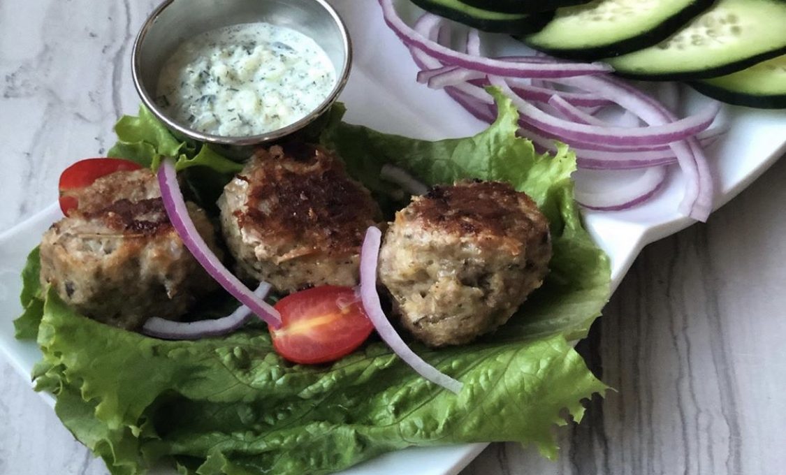 Skillet Greek Meatballs