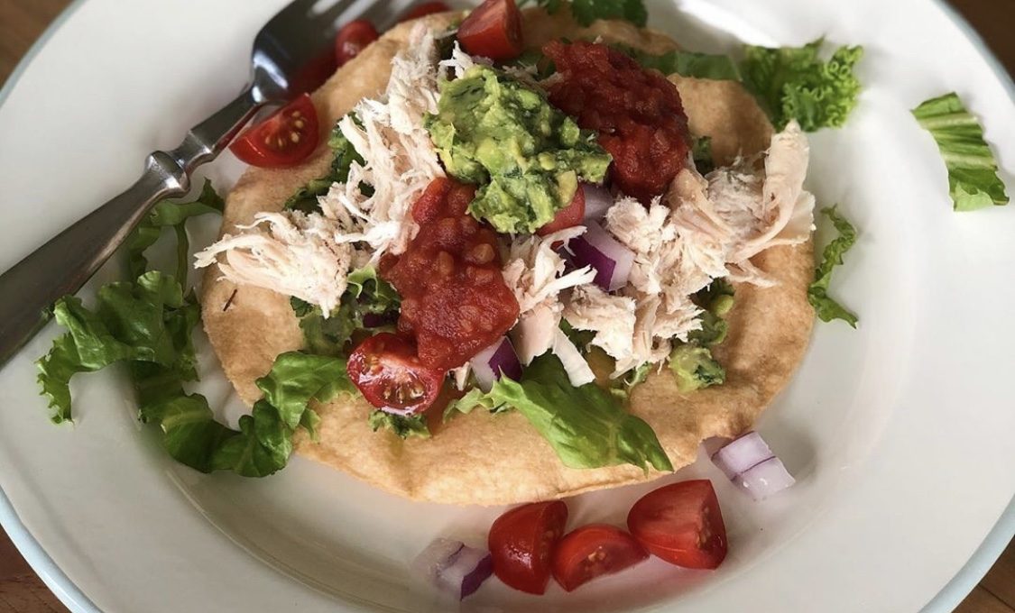 Chicken Tostadas