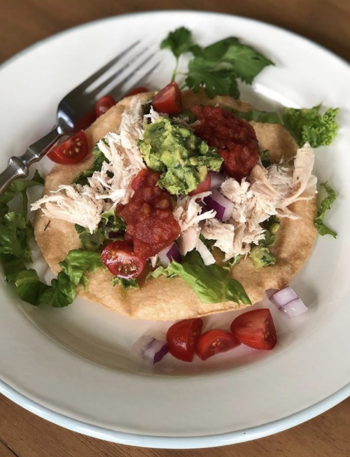 Chicken Tostadas