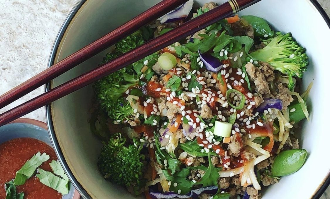 Pork Egg-roll in a Bowl
