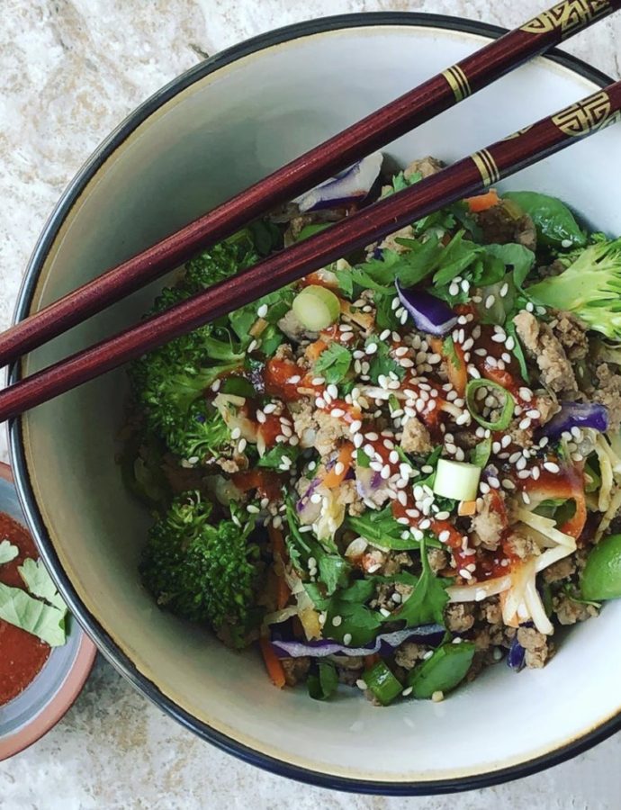 Pork Egg-roll in a Bowl