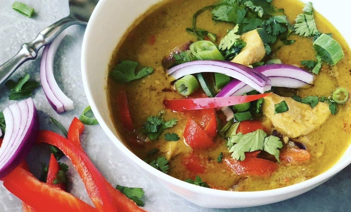 One Pot Green Chicken Curry