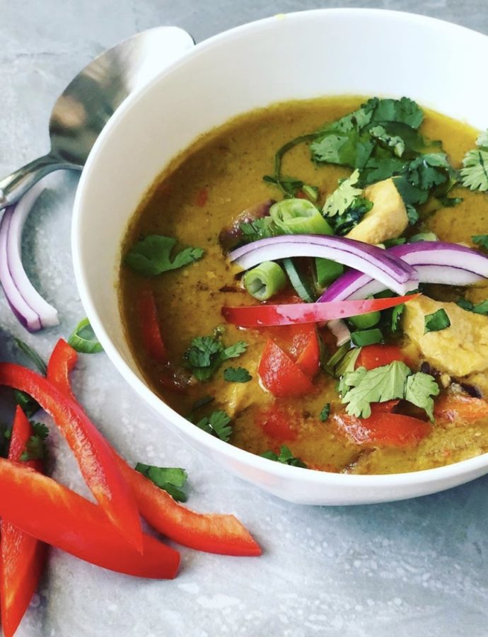 One Pot Green Chicken Curry