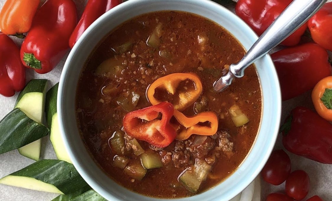 Garden Veggie and Hamburger Soup