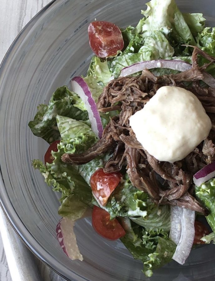 The BEST Pot Roast with Homemade Horsey Aioli