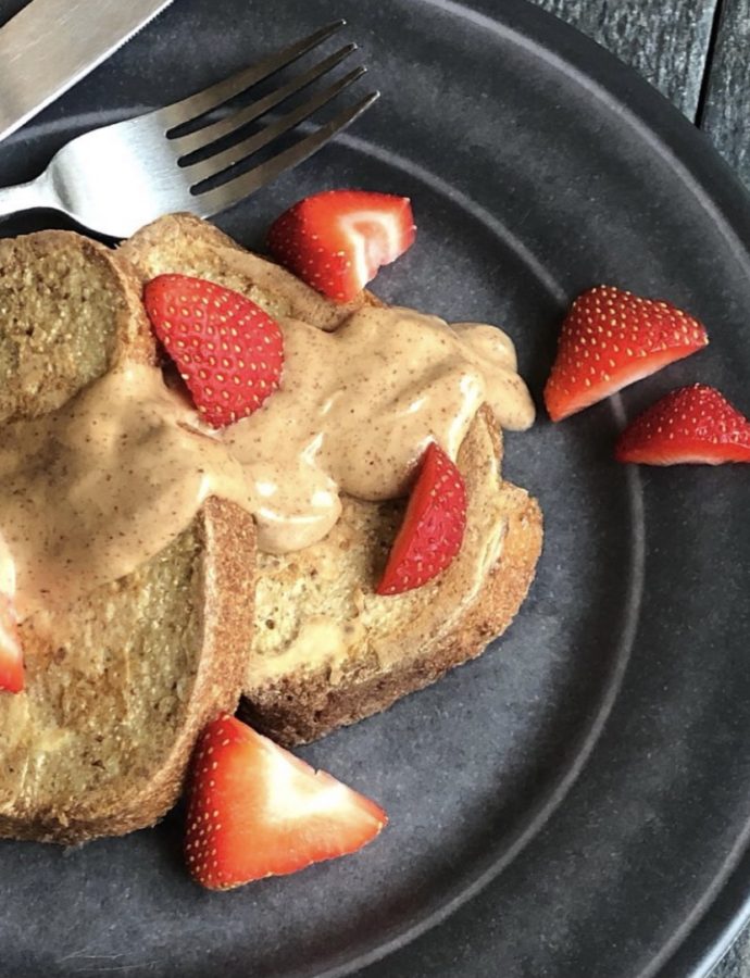 Cinnamon French with Creamy Almond Butter Sauce