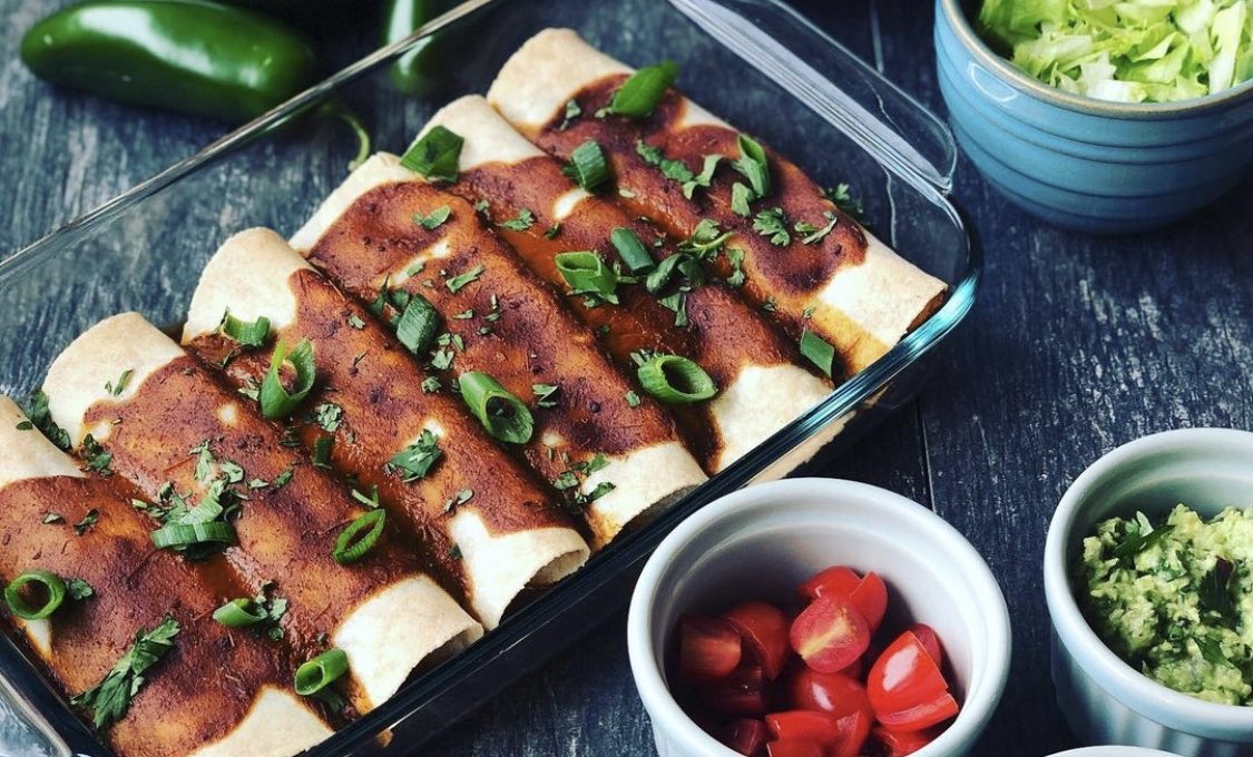 Dairy Free Ground Beef Enchiladas