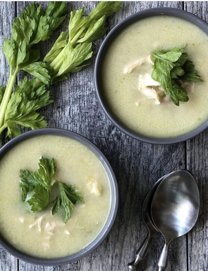 Creamy Chicken Celery Soup