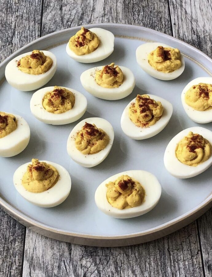 Deviled Eggs with Homemade Mayo