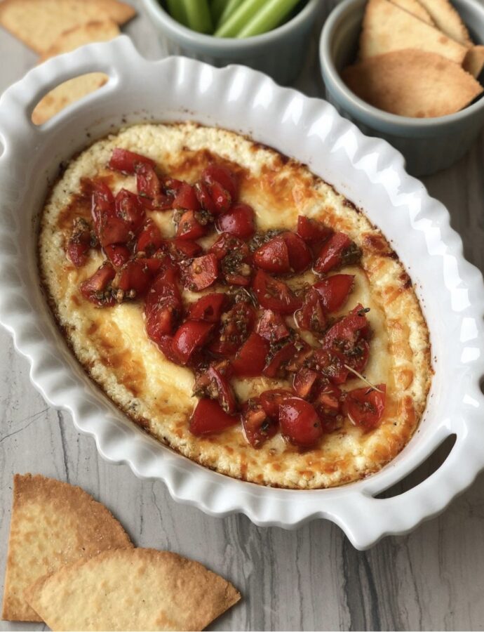 Baked Goat Cheese Dip