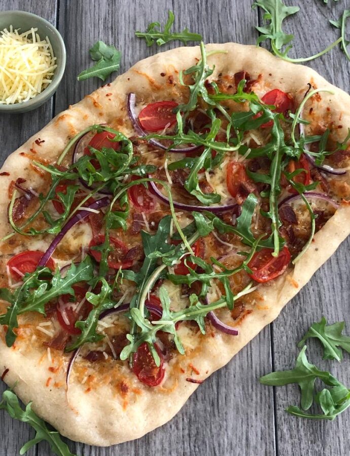 Bacon and Arugula Flatbread