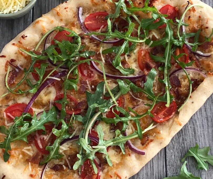 Bacon and Arugula Flatbread