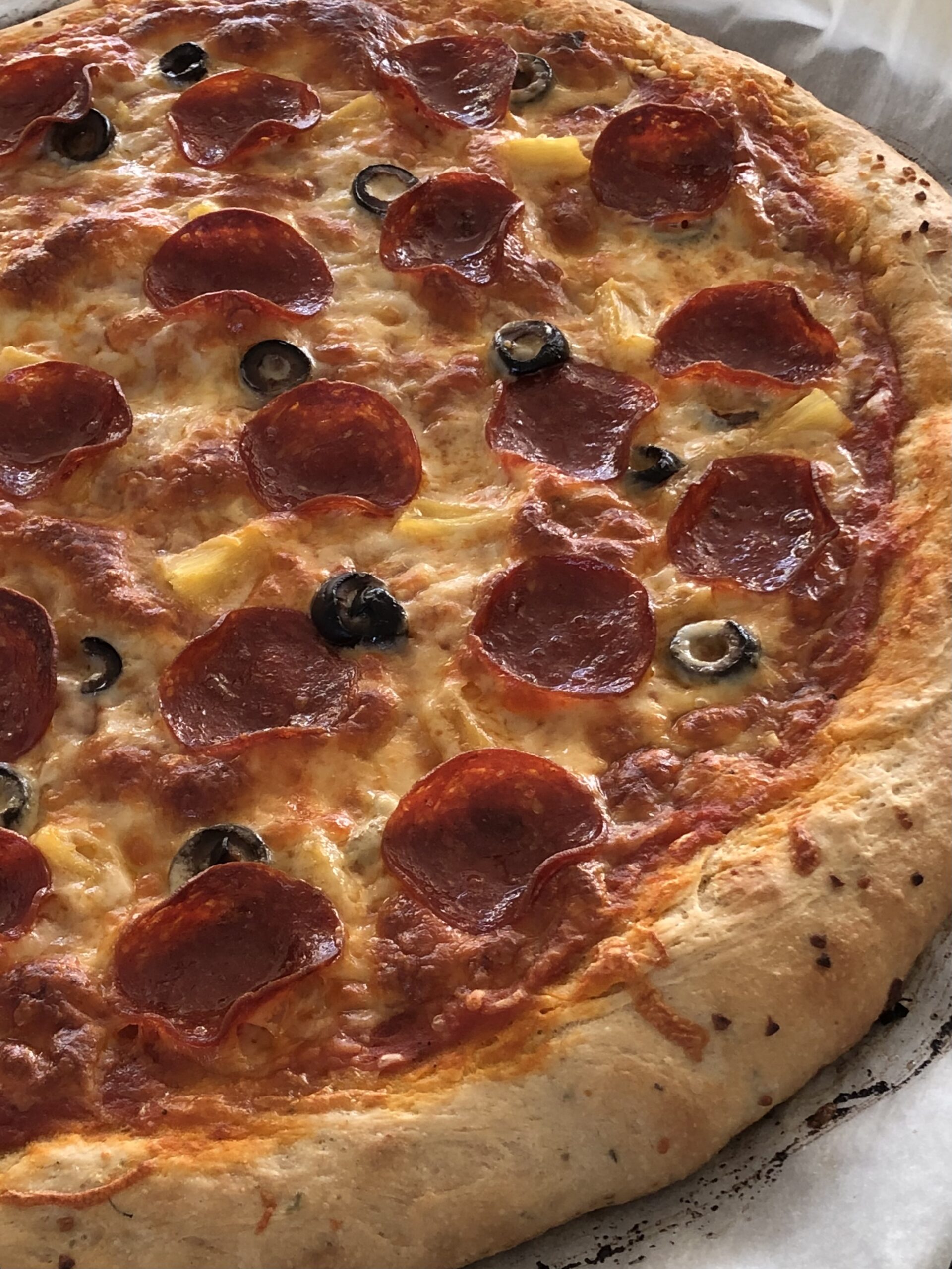 New York Style Sourdough Pizza Crust