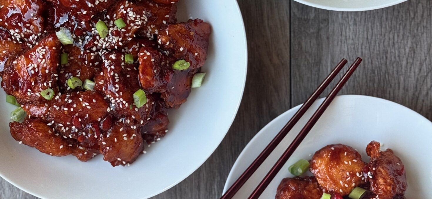 SESAME CHICKEN & VEGGIE LoMEIN