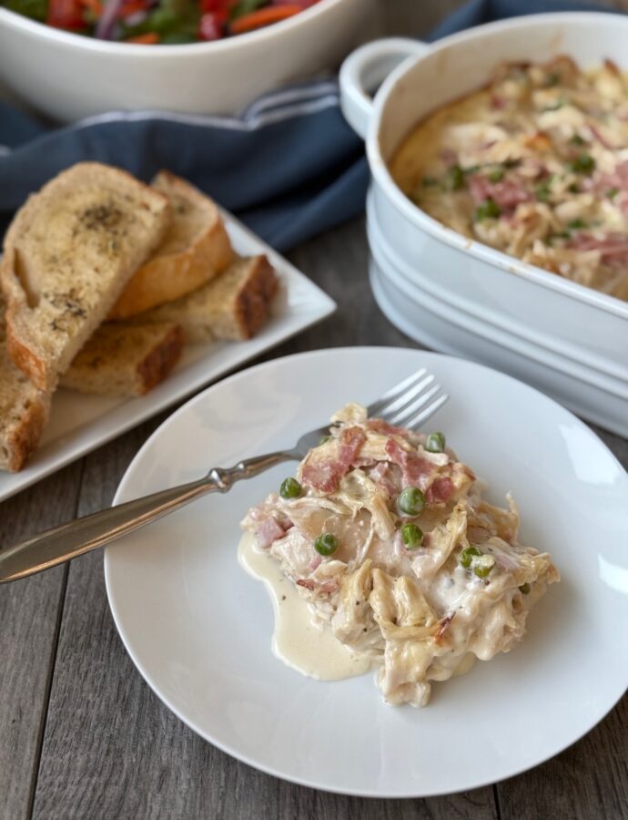 CHICKEN CARBONARA LASAGNA