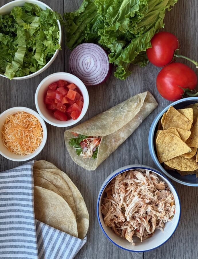 SLOW COOKER SALSA CHICKEN