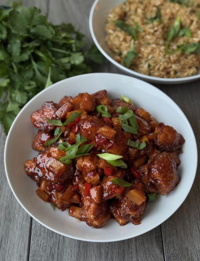 SWEET AND SOUR CHICKEN