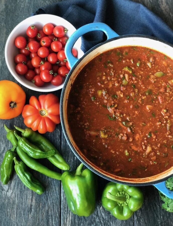 STUFFED PEPPER CHILI