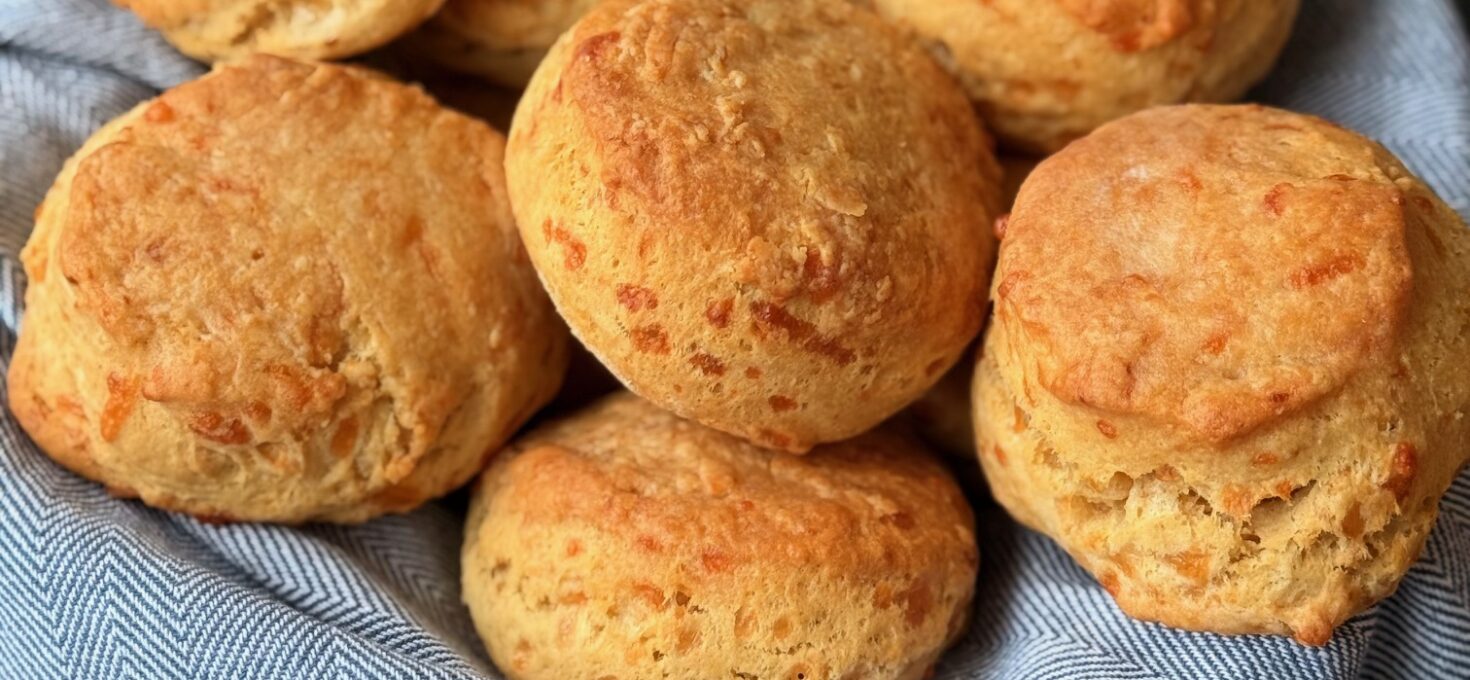 SOURDOUGH CHEDDAR BISCUITS