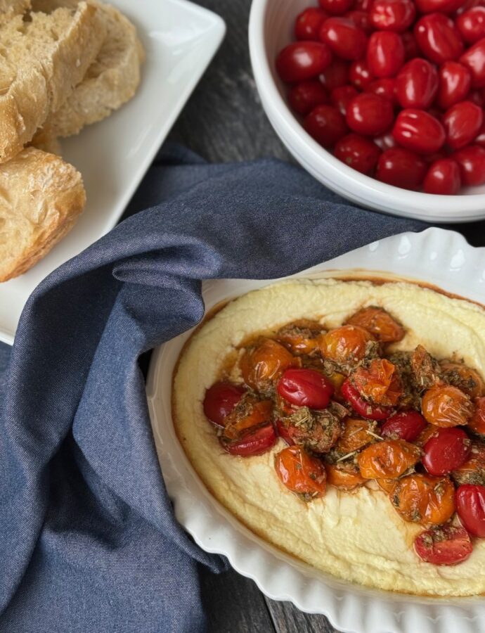 BAKED GOAT CHEESE DIP